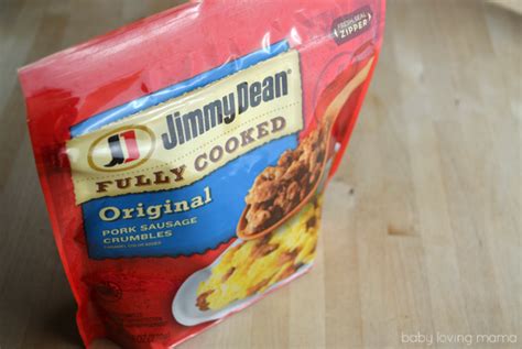 Open Faced Sausage Breakfast Pie With Jimmy Dean Jdcrumbles Finding Zest