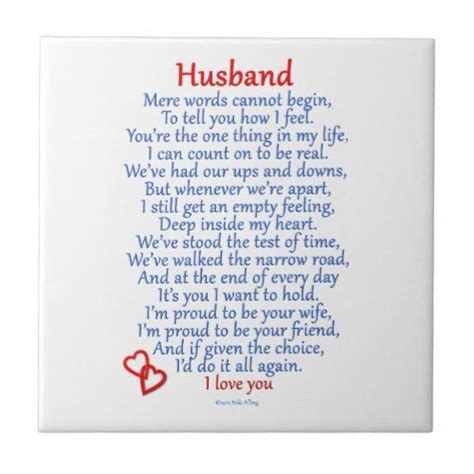 Happy Valentine's Poems | Husband Love Gifts from Zazzle by nikiclix