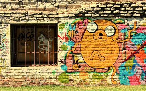 Daily Graffiti Jake El Perro Mathematical Street Art Of Jake The Dog