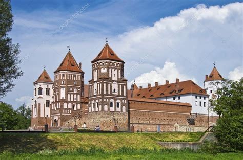 Europe Belarus History Mir Castle Complex Stock Photo By