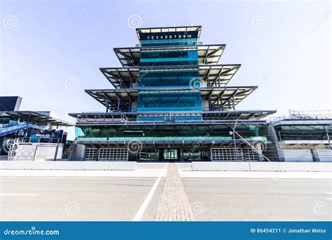 The Pagoda At Indianapolis Motor Speedway Ims Prepares For The Running