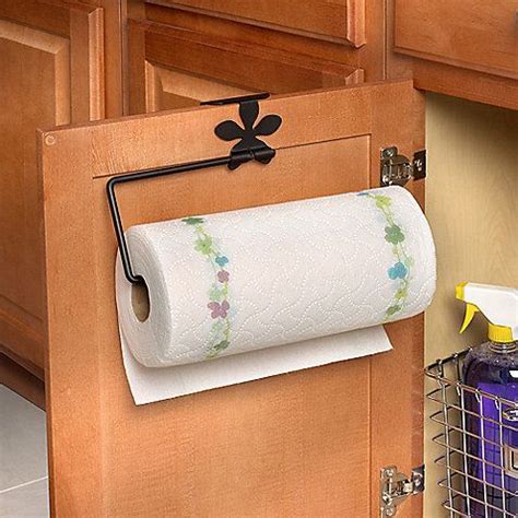 Yes, bed bath and beyond has coupons! Spectrum™ Flower Over the Cabinet-Door Paper Towel Holder ...
