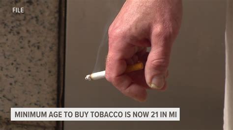 Minimum Age For Tobacco Sales Raised To 21 In Michigan