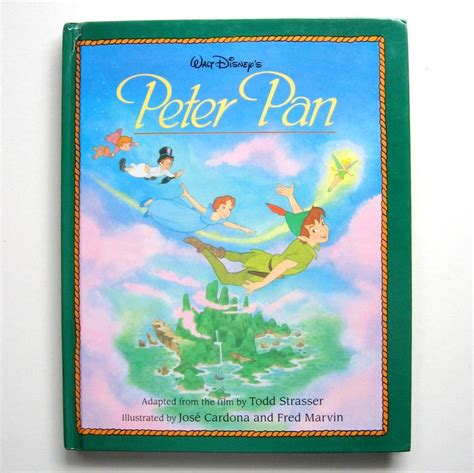 Vintage Book Walt Disneys Peter Pan 1994 First Edition Etsy In 2021