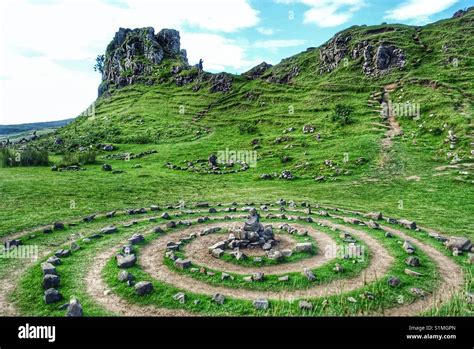 Fairy Glen Isle Of Skye Stock Photo Alamy