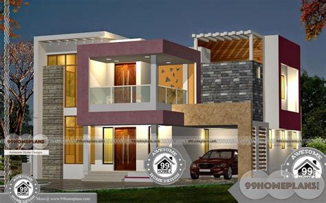 Beautiful Double Storey House Plans With Modern Contemporary Designs