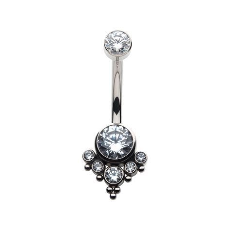 Upgrade Your Look With Navel Jewelry Featuring Bead Bezels