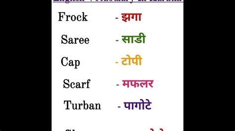 📚☺english To Marathi Words Daily Use English Words In Marathi Most