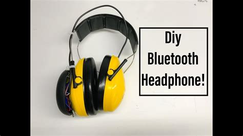 Diy Bluetooth Safety Headphones Youtube