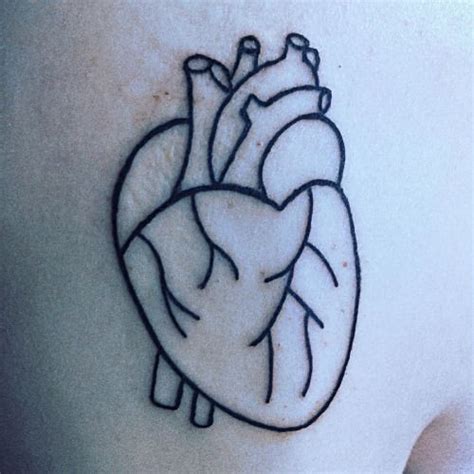 Image Result For Human Heart Outline Tattoo Tattoos