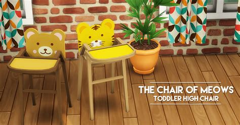 My Sims 4 Blog The Chair Of Meows Highchair