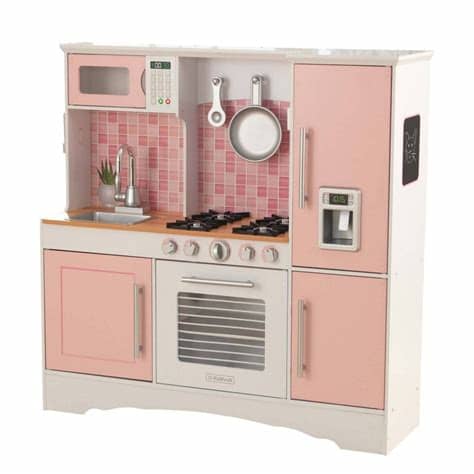 Cocinita para niña cocina first chef hello kitty prinsel acc. Cocina Clásica De Juego Para Niñas Rosa Kidkraft - $ 4,719 ...