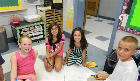 Fifth Grade Students At Valley Road Elementary School In Clark Learn