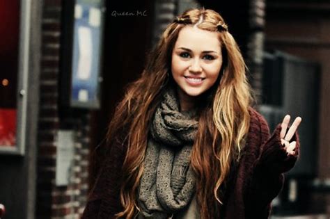 Hair Miley Cyrus Peace Sign Pretty Scarf Image 209121 On