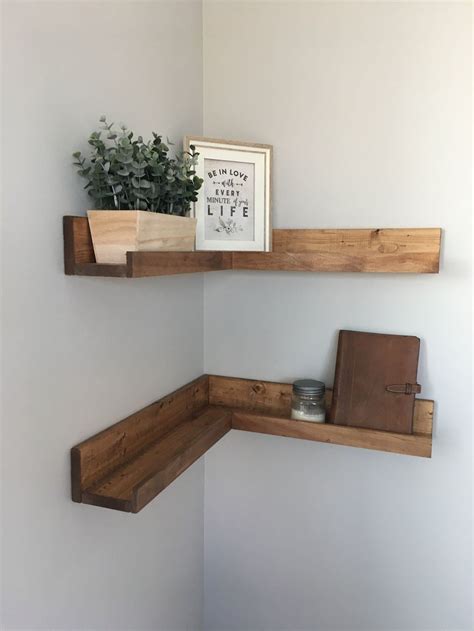 Superb Corner Floating Shelves Ideas For Your Room Corner