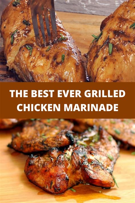 To marinate chicken, you'll need to make a marinade using oil, vinegar or another acidic ingredient, and plenty of seasonings; THE BEST EVER GRILLED CHICKEN MARINADE