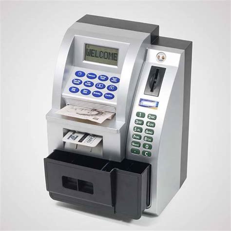 The Atm Money Bank Stores Your Pennies Securely Gadgetsin