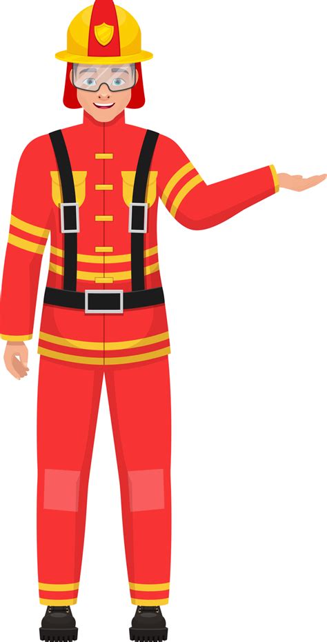 Fireman Clipart Design Illustration 9385130 Png