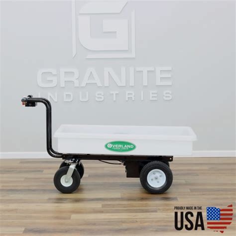 400 Series 6 Cu Ft Electric Powered Garden Wagon Overland Carts