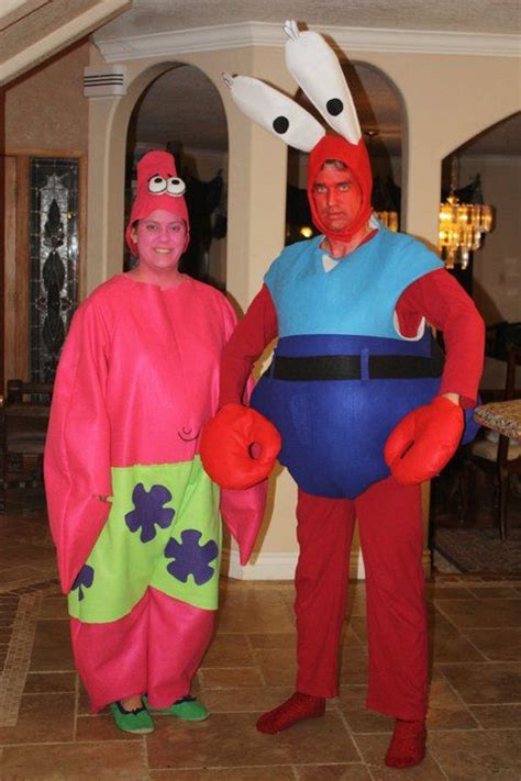 2010 Sponge Bob Patrick And Mr Krabbs Halloween Costumes Diy Couples