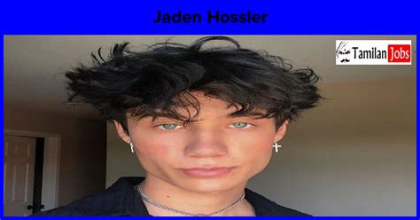 Jaden Hossler Net Worth In 2023 How Is The Singer Rich Now