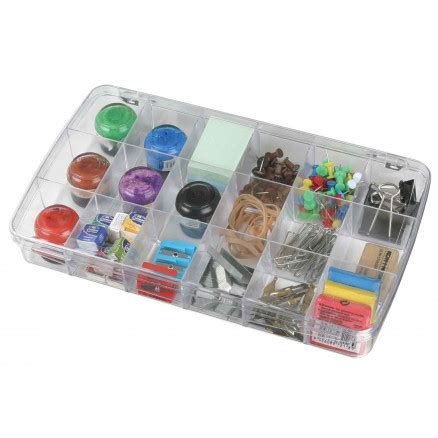 Large items such as scissors, patterns, spools of ribbon. ArtBin Solutions Box Mini transparent 18x10x4cm - Ritohobby.de