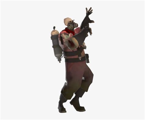 Voodoo Cursed Pyro Soul Team Fortress 2 Zombie Pyro 250x597 Png