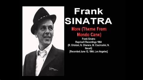 Frank Sinatra More With Lyrics Chords Chordify