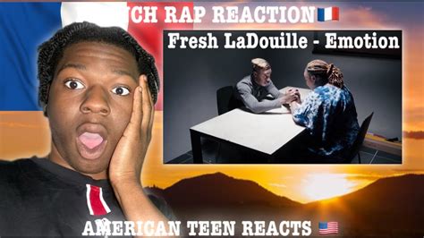 Americans React To French Rap🇫🇷fresh Ladouille Emotion Clip