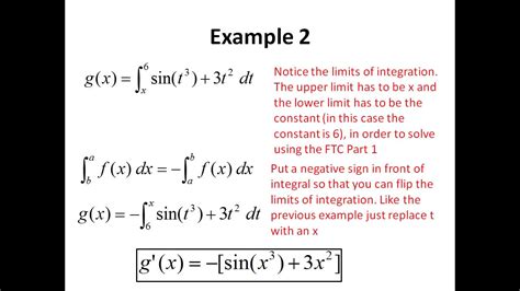 Fundamental Theorem Of Calculus Part 1 Youtube