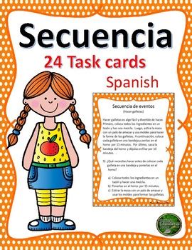 Secuencia Secuencia De Eventos Sequence Of Events Task Cards Spanish