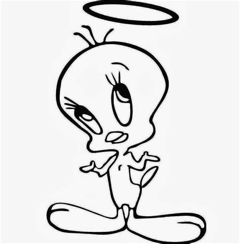 Bad Tweety Bird Coloring Pages Coloring Pages