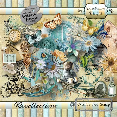 Recollections Kit By Daydream Designs Dayd004 Escape And Scrap