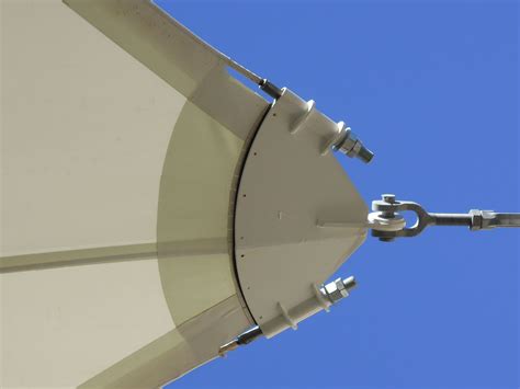 Typical Anchor Point And Membrane Plate On Tensile Fabric Structure Shade Sail Backyard Canopy