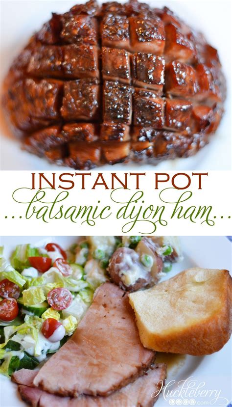 We understand your excitement (we've been there too!) but we all know what the ip looks like and these types of low effort posts can become tiresome. Instant pot balsamic dijon ham | Recipe | Instant pot recipes, Recipes, Pot recipes