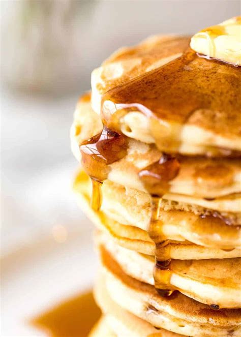 Simple Fluffy Pancakes Recipetin Eats