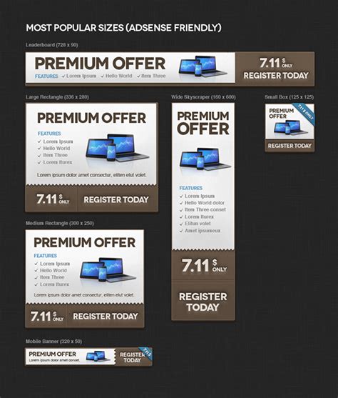 Download Psd Banner Templates on Behance