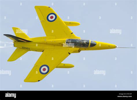 Folland Gnat Trainer Jet Painted To Represent A Yellowjacks Aircraft