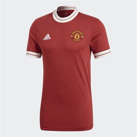 Buy online, delivered to your door. Adidas Manchester United Home Icon jersey - Real Red ...