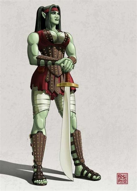 Dungeons And Dragons Orcs And Half Orcs Inspirational Imgur Orc Female Female Orc Dungeons