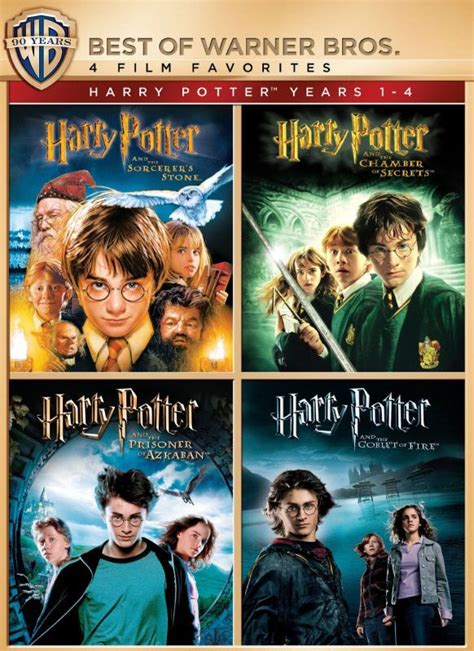 Best Buy Harry Potter Years 1 4 4 Film Favorites 4 Discs Dvd