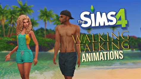 The Sims 4 Animation Pack Download Walk And Talk Youtube
