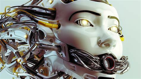 Cyberpunk Robot Wallpaper