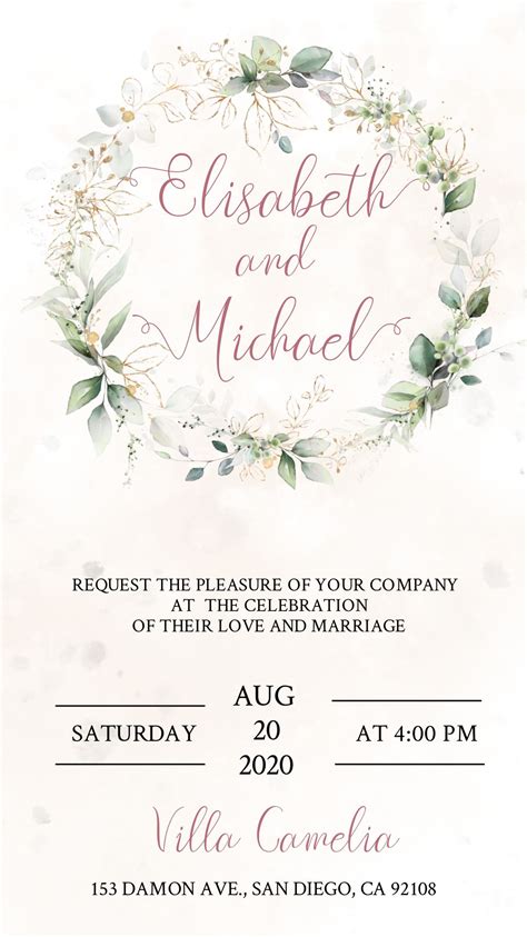 2020's latest and greatest wedding invitation trends. Evite, Smartphone Invitation , Electronic wedding ...