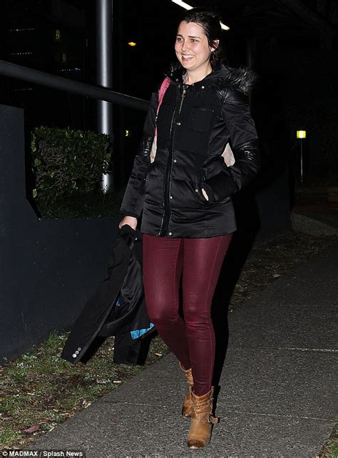 Heather Maltman Covers Up Her Figure In A Bulky Jacket And Tight Trousers After Wearing Tiny