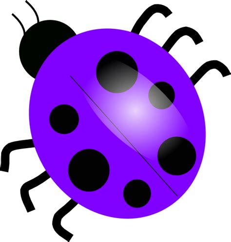 Purple Ladybugs Clip Art At Vector Clip Art Online Royalty
