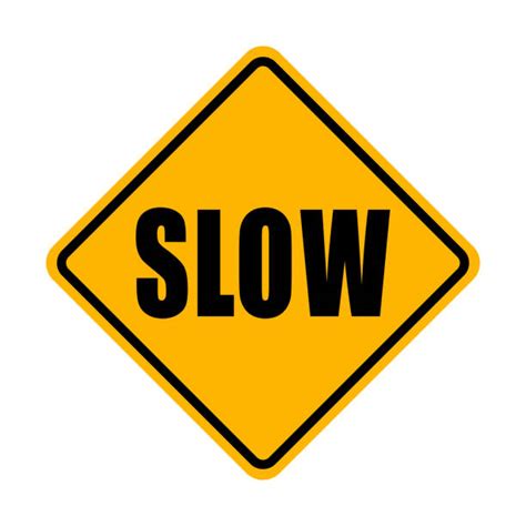 Slow Down Sign Stock Photos Pictures And Royalty Free Images Istock