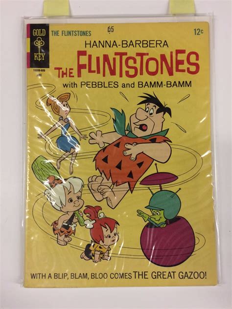 Vintage Flintstones W Pebbles And Bamm Bamm Gold Key Comic Book By Hanna