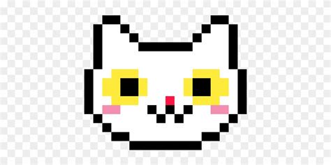 Simple Cat Face Pixel Art Alivromaniaca