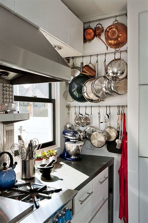 Place your rack where you need it • hanging pot racks: Hangin' Up The Pots: Fun and Functional Ways